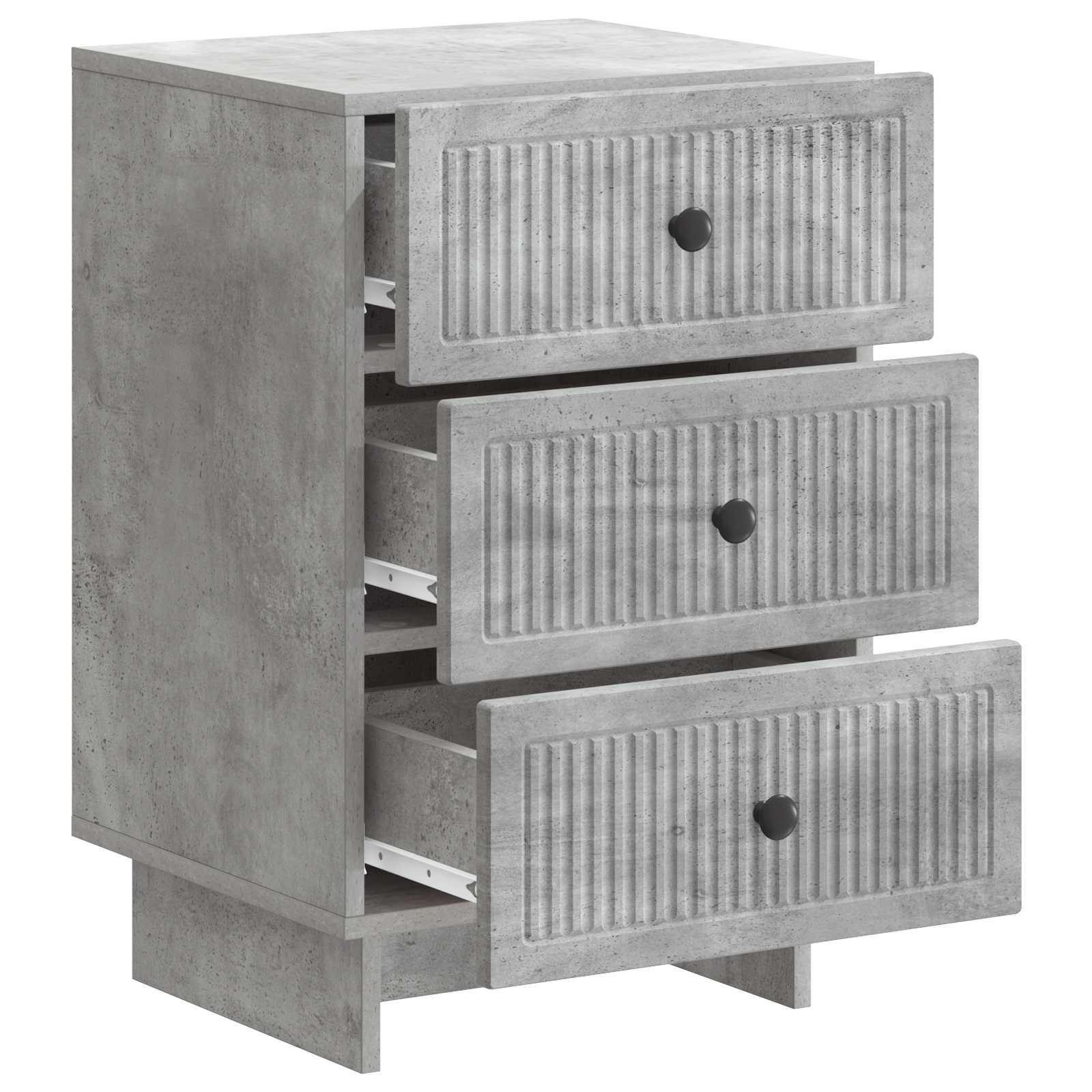 vidaXL Szafka Nocna z szufladą Betonowy szary 43 x 41 x 66,5 cm