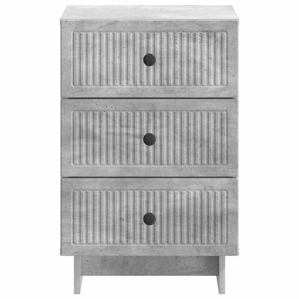 vidaXL Szafka Nocna z szufladą Betonowy szary 43 x 41 x 66,5 cm