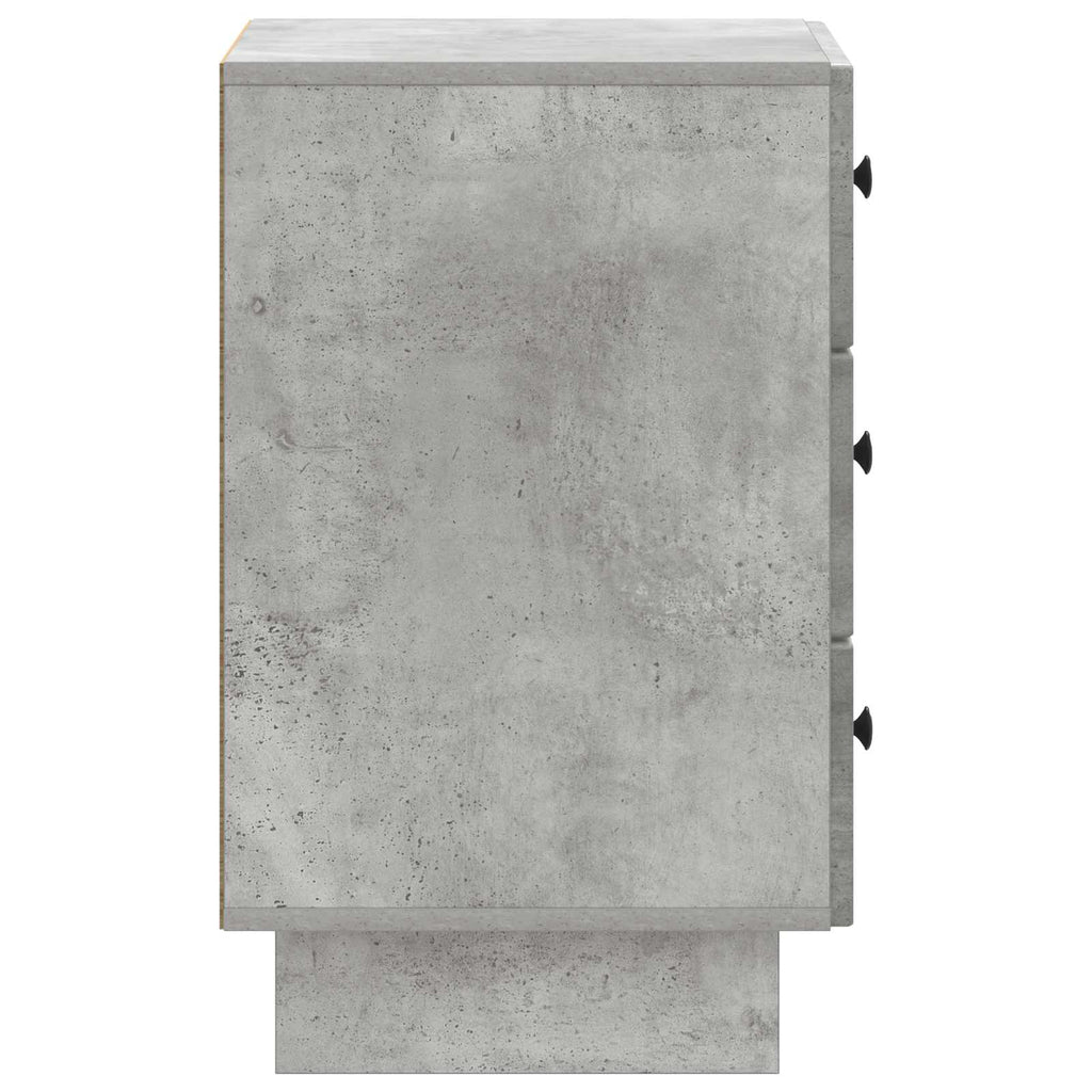 vidaXL Szafka Nocna z szufladą Betonowy szary 43 x 41 x 66,5 cm