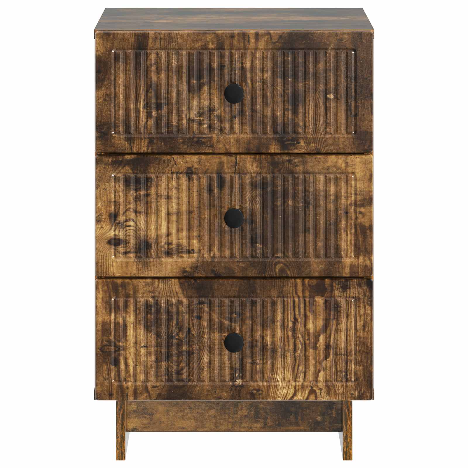vidaXL Szafka Nocna Dąb wędzony 43 x 41 x 66,5 cm Drewno inżynieryjne