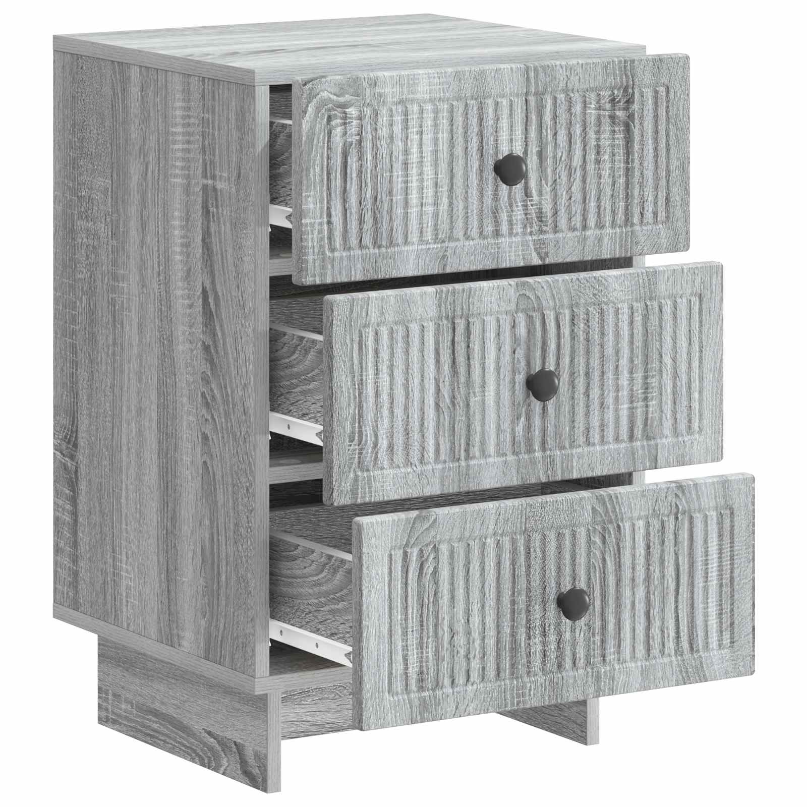 vidaXL Szafka Nocna Szary Sonoma 43 x 41 x 66,5 cm Drewno inżynieryjne