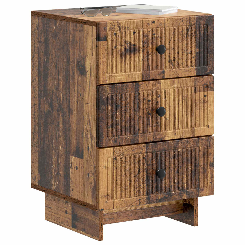 vidaXL Szafka Nocna Stare drewno 43 x 41 x 66,5 cm Drewno inżynieryjne