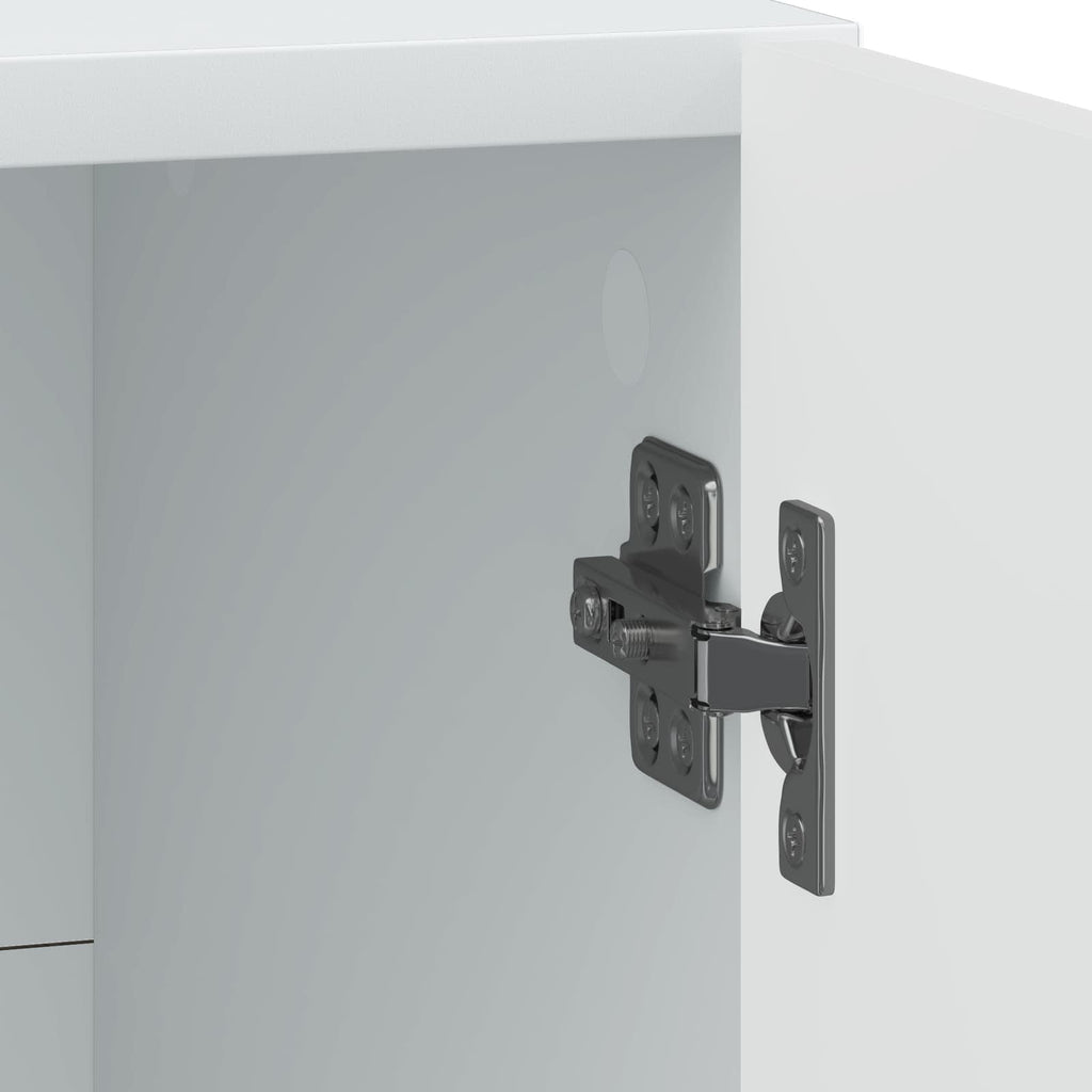 vidaXL Szafka Nocna 2 pcs Biały 43 x 34,5 x 50 cm Drewno inżynieryjne