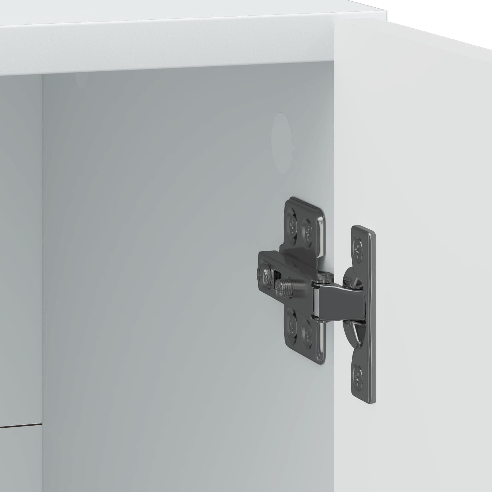 vidaXL Szafka Nocna 2 pcs Biały 43 x 34,5 x 50 cm Drewno inżynieryjne
