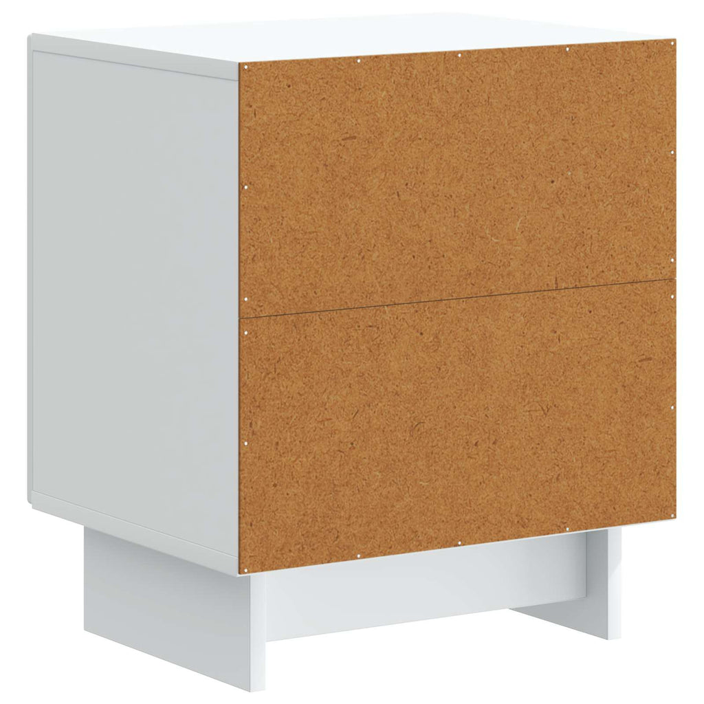 vidaXL Szafka Nocna 2 pcs Biały 43 x 34,5 x 50 cm Drewno inżynieryjne