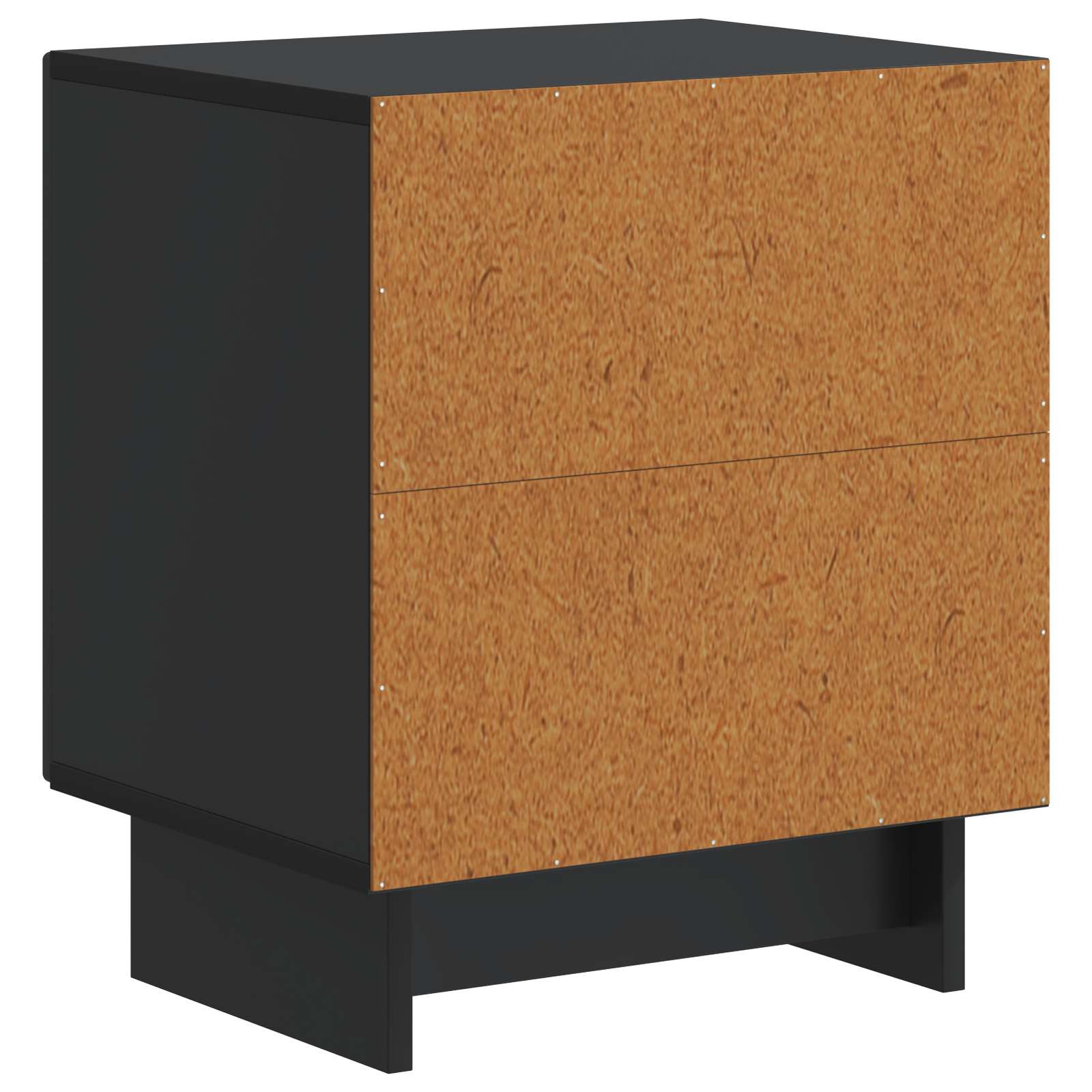 vidaXL Szafka Nocna 2 pcs Czarny 43 x 34,5 x 50 cm Drewno inżynieryjne