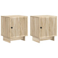 vidaXL Szafka Nocna 2 pcs dąb Sonoma 43 x 34,5 x 50 cm
