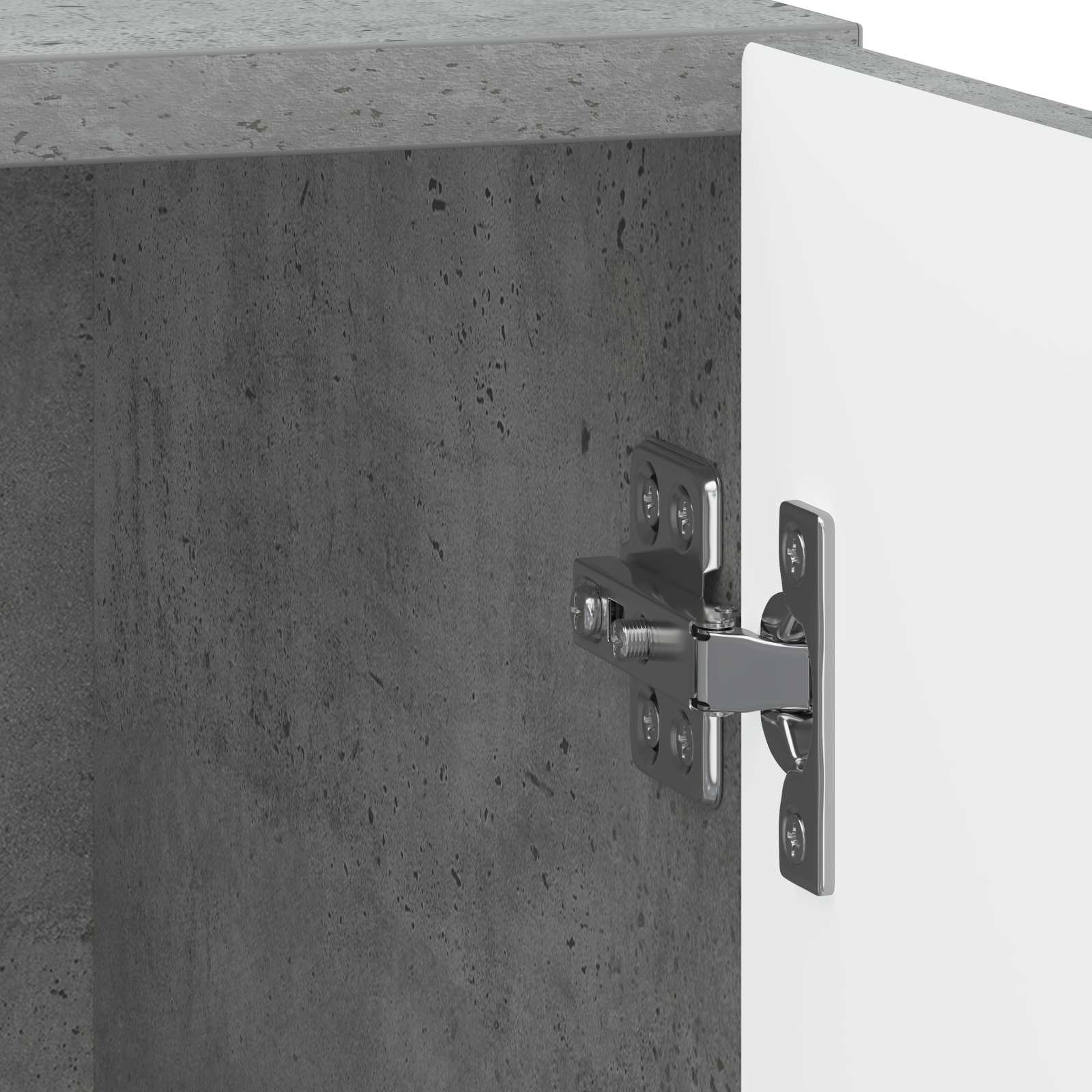 vidaXL Szafka Nocna 2 pcs Betonowy szary 43 x 34,5 x 50 cm