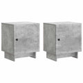 vidaXL Szafka Nocna 2 pcs Betonowy szary 43 x 34,5 x 50 cm