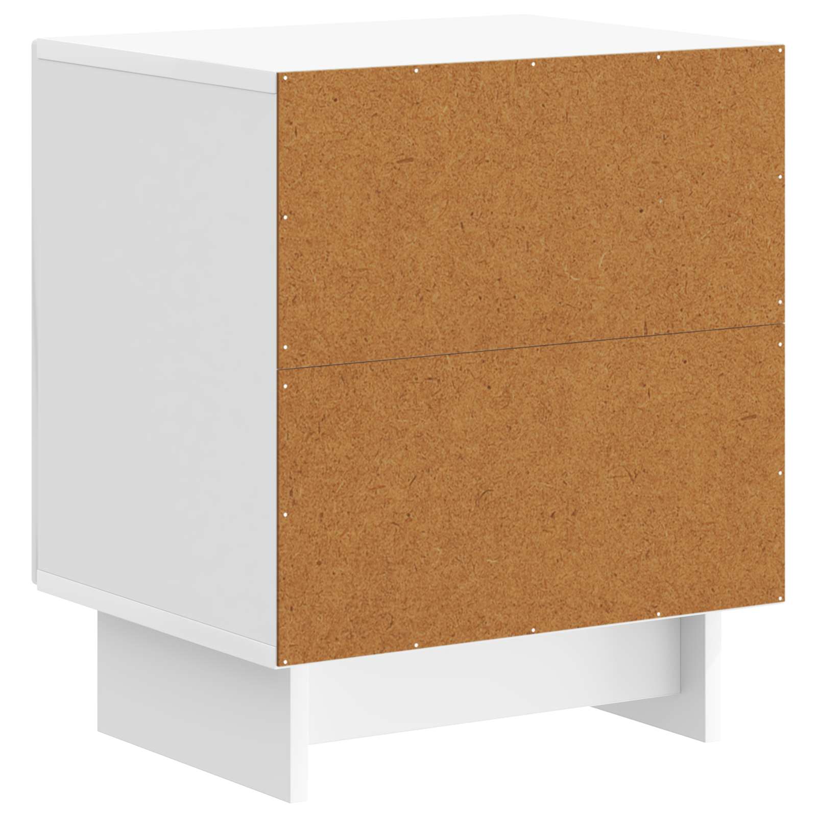 vidaXL Szafka Nocna 2 pcs Biały wysoki połysk 43 x 34,5 x 50 cm