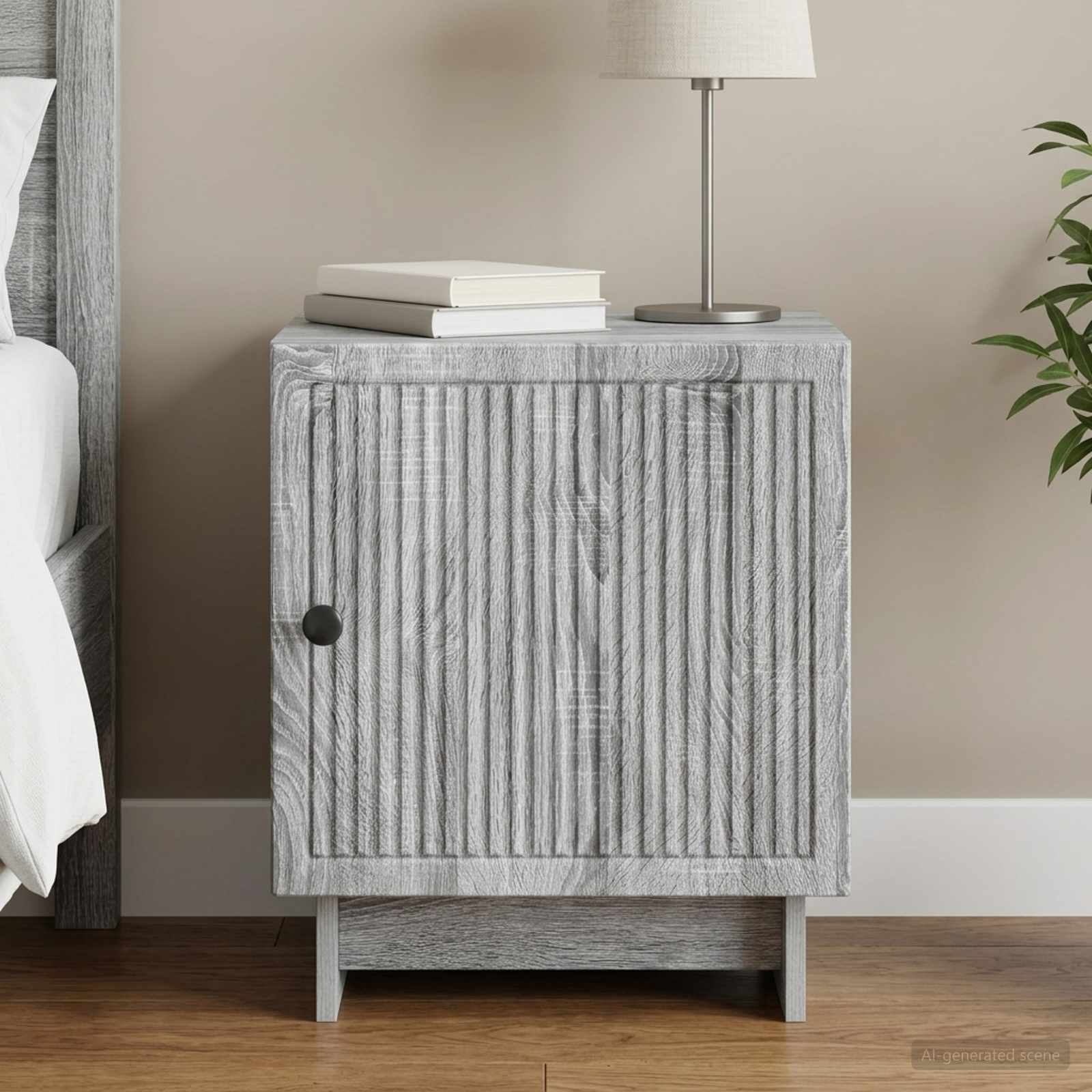 vidaXL Szafka Nocna Szary Sonoma 43 x 34,5 x 50 cm Drewno inżynieryjne