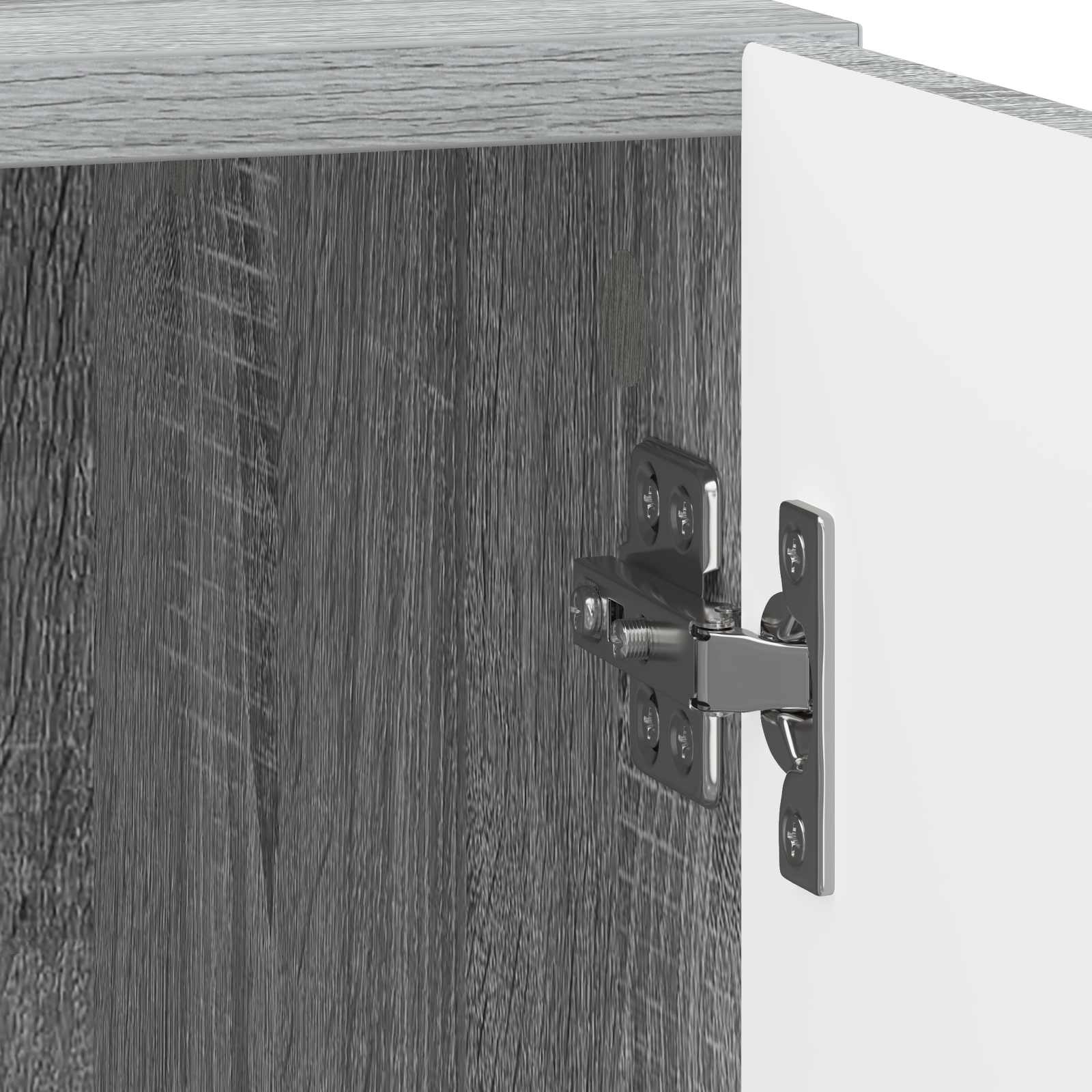 vidaXL Szafka Nocna 2 pcs Szary Sonoma 43 x 34,5 x 50 cm