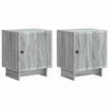 vidaXL Szafka Nocna 2 pcs Szary Sonoma 43 x 34,5 x 50 cm