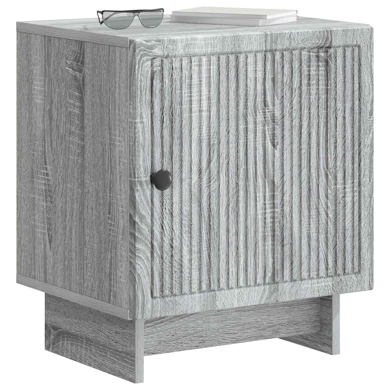 vidaXL Szafka Nocna 2 pcs Szary Sonoma 43 x 34,5 x 50 cm