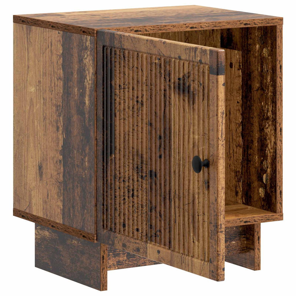 vidaXL Szafka Nocna Stare drewno 43 x 34,5 x 50 cm Drewno inżynieryjne