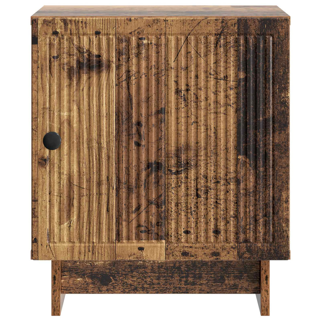 vidaXL Szafka Nocna 2 pcs Stare drewno 43 x 34,5 x 50 cm