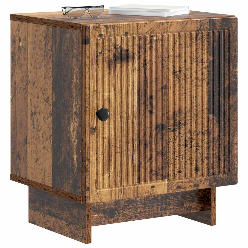 vidaXL Szafka Nocna 2 pcs Stare drewno 43 x 34,5 x 50 cm