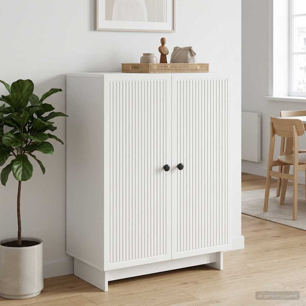 vidaXL Bufet Biały 66 x 34,5 x 90 cm Drewno inżynieryjne