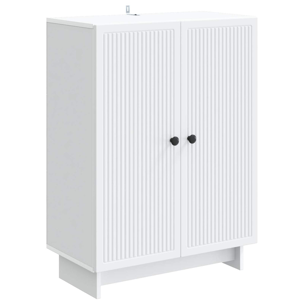 vidaXL Bufet Biały 66 x 34,5 x 90 cm Drewno inżynieryjne
