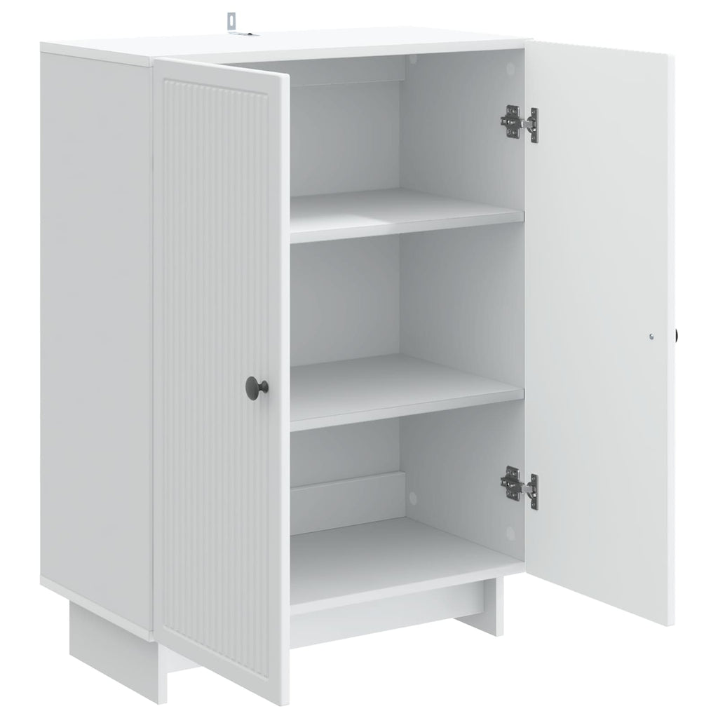 vidaXL Bufet Biały 66 x 34,5 x 90 cm Drewno inżynieryjne