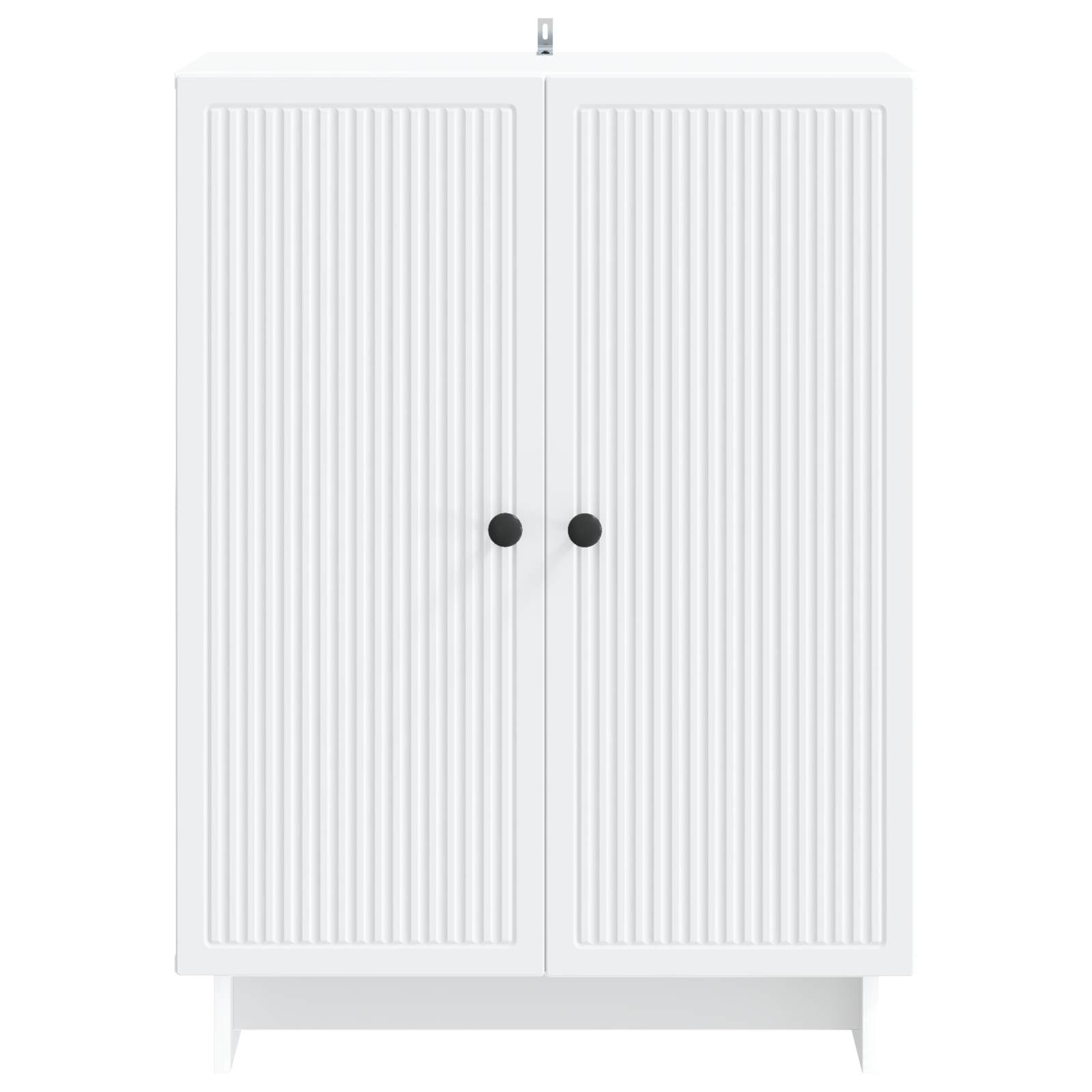 vidaXL Bufet Biały 66 x 34,5 x 90 cm Drewno inżynieryjne