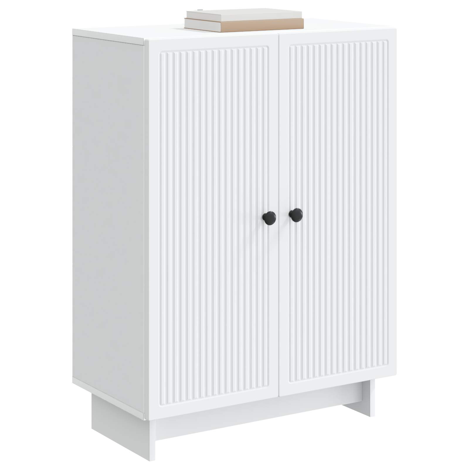 vidaXL Bufet Biały 66 x 34,5 x 90 cm Drewno inżynieryjne