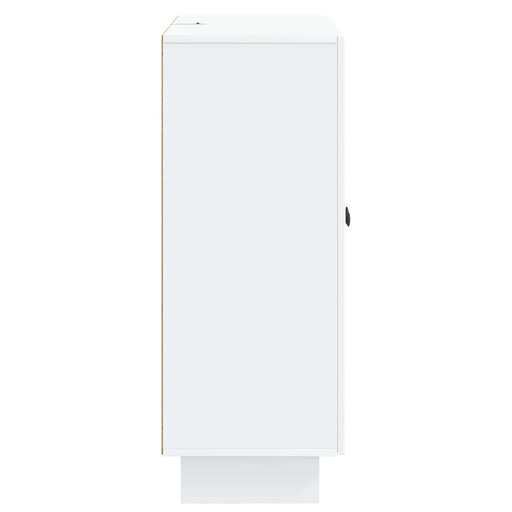 vidaXL Bufet Biały 66 x 34,5 x 90 cm Drewno inżynieryjne