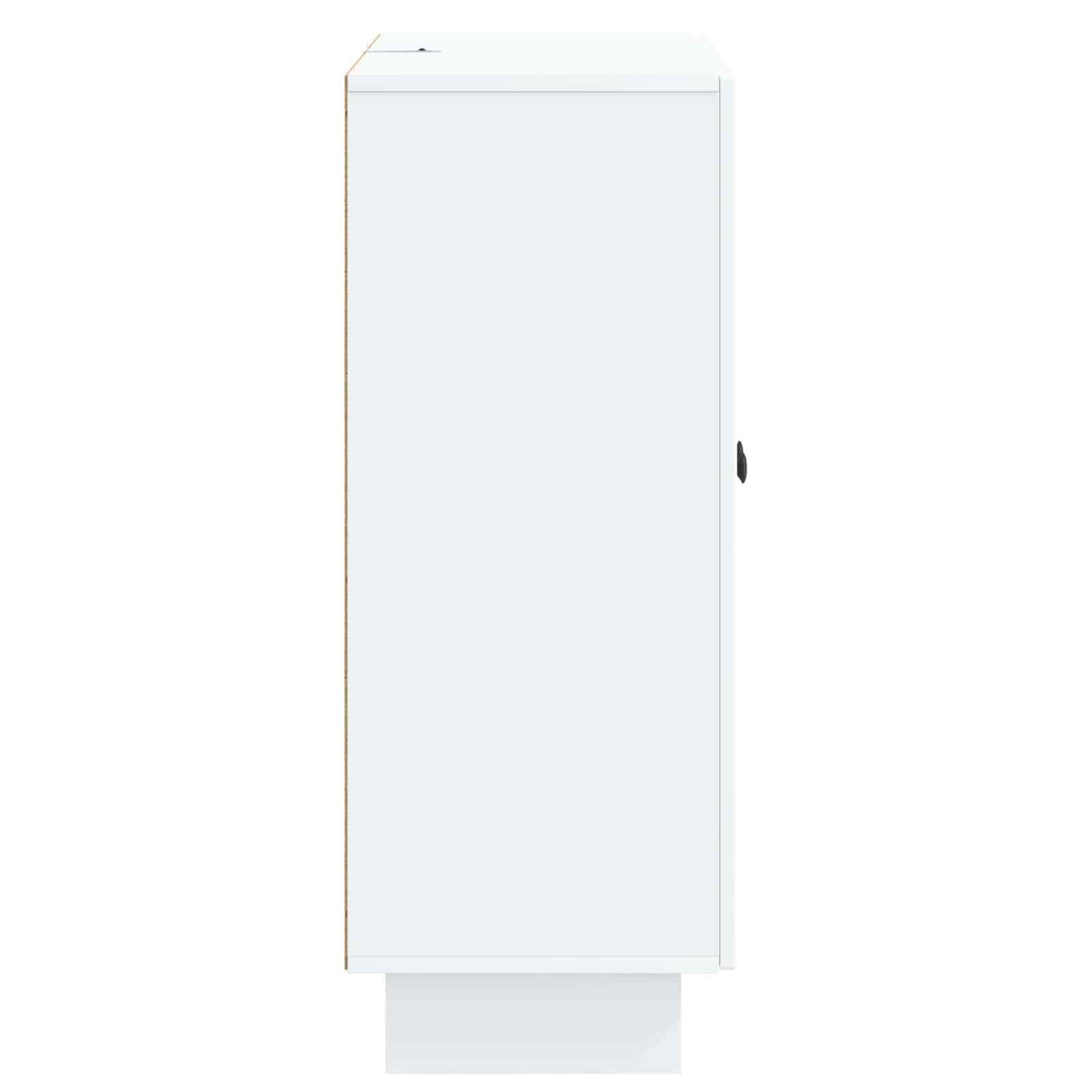 vidaXL Bufet Biały 66 x 34,5 x 90 cm Drewno inżynieryjne