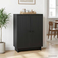 vidaXL Bufet Czarny 66 x 34,5 x 90 cm Drewno inżynieryjne