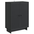 vidaXL Bufet Czarny 66 x 34,5 x 90 cm Drewno inżynieryjne
