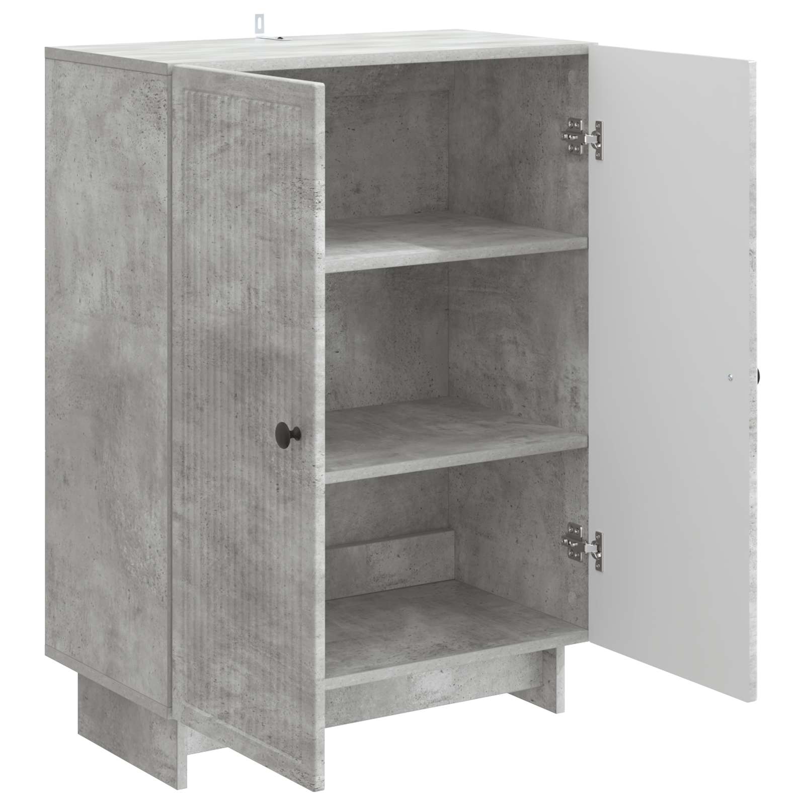vidaXL Bufet Betonowy szary 66 x 34,5 x 90 cm Drewno inżynieryjne