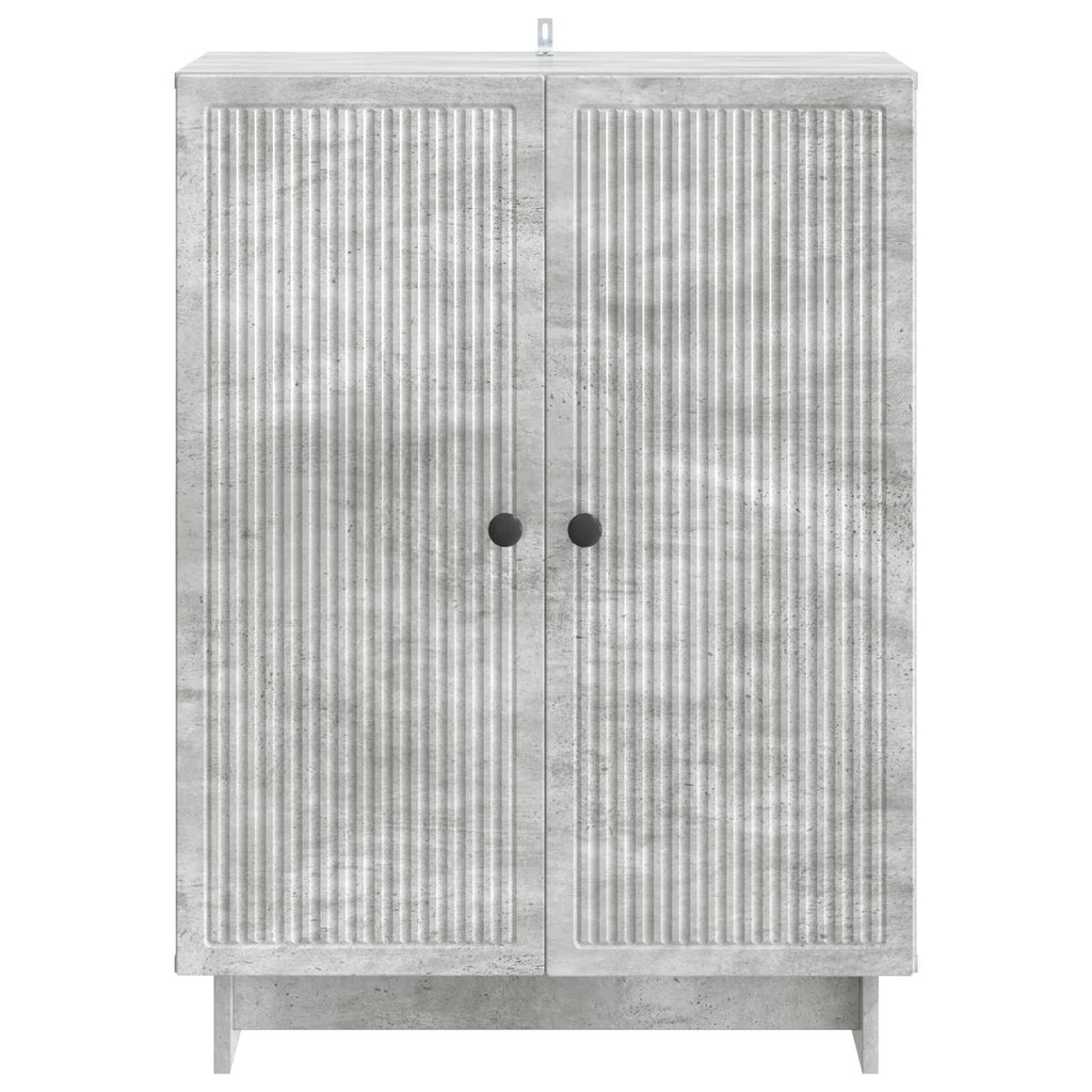 vidaXL Bufet Betonowy szary 66 x 34,5 x 90 cm Drewno inżynieryjne