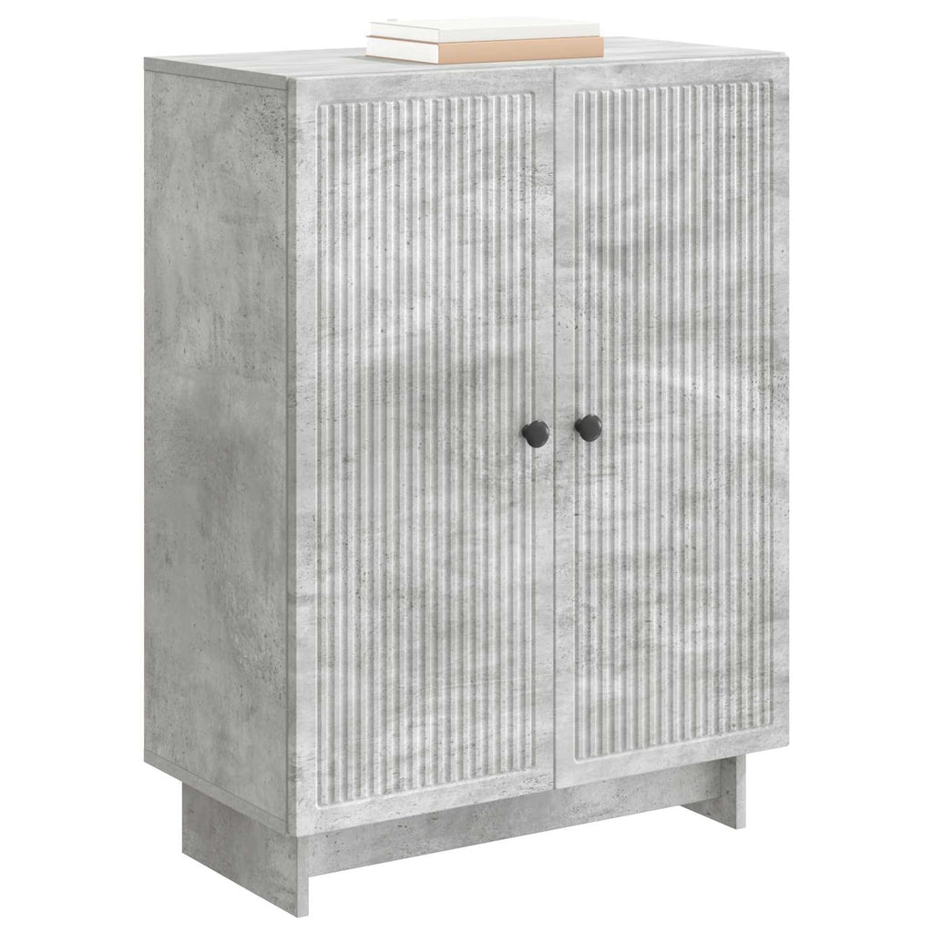 vidaXL Bufet Betonowy szary 66 x 34,5 x 90 cm Drewno inżynieryjne
