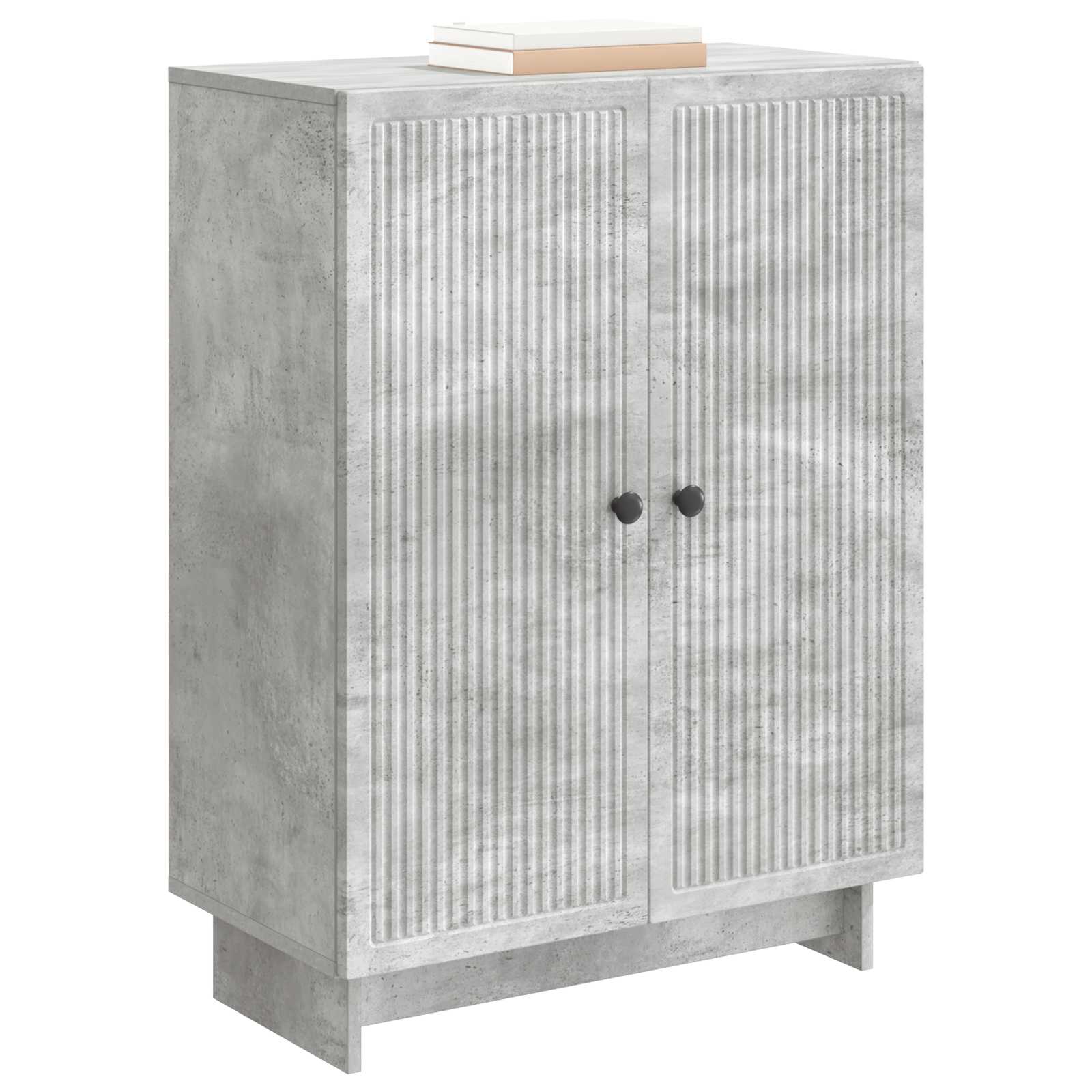 vidaXL Bufet Betonowy szary 66 x 34,5 x 90 cm Drewno inżynieryjne