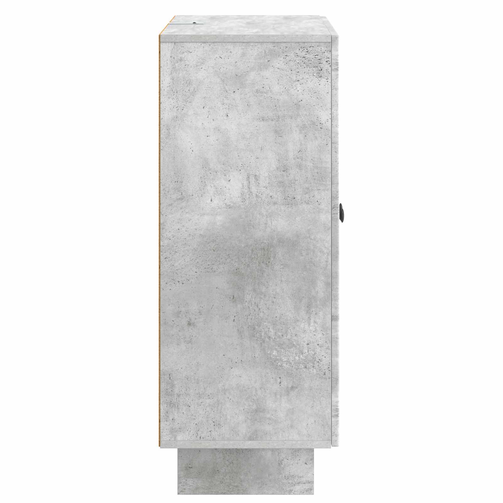 vidaXL Bufet Betonowy szary 66 x 34,5 x 90 cm Drewno inżynieryjne