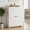 vidaXL Bufet Biały wysoki połysk 66 x 34,5 x 90 cm Drewno inżynieryjne