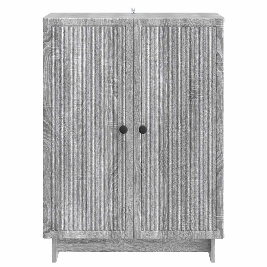 vidaXL Bufet Szary Sonoma 66 x 34,5 x 90 cm Drewno inżynieryjne