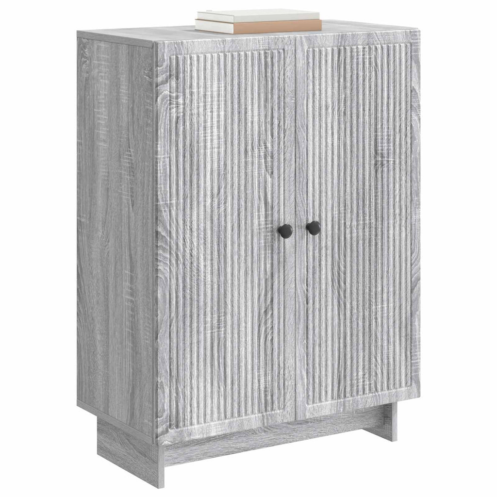vidaXL Bufet Szary Sonoma 66 x 34,5 x 90 cm Drewno inżynieryjne