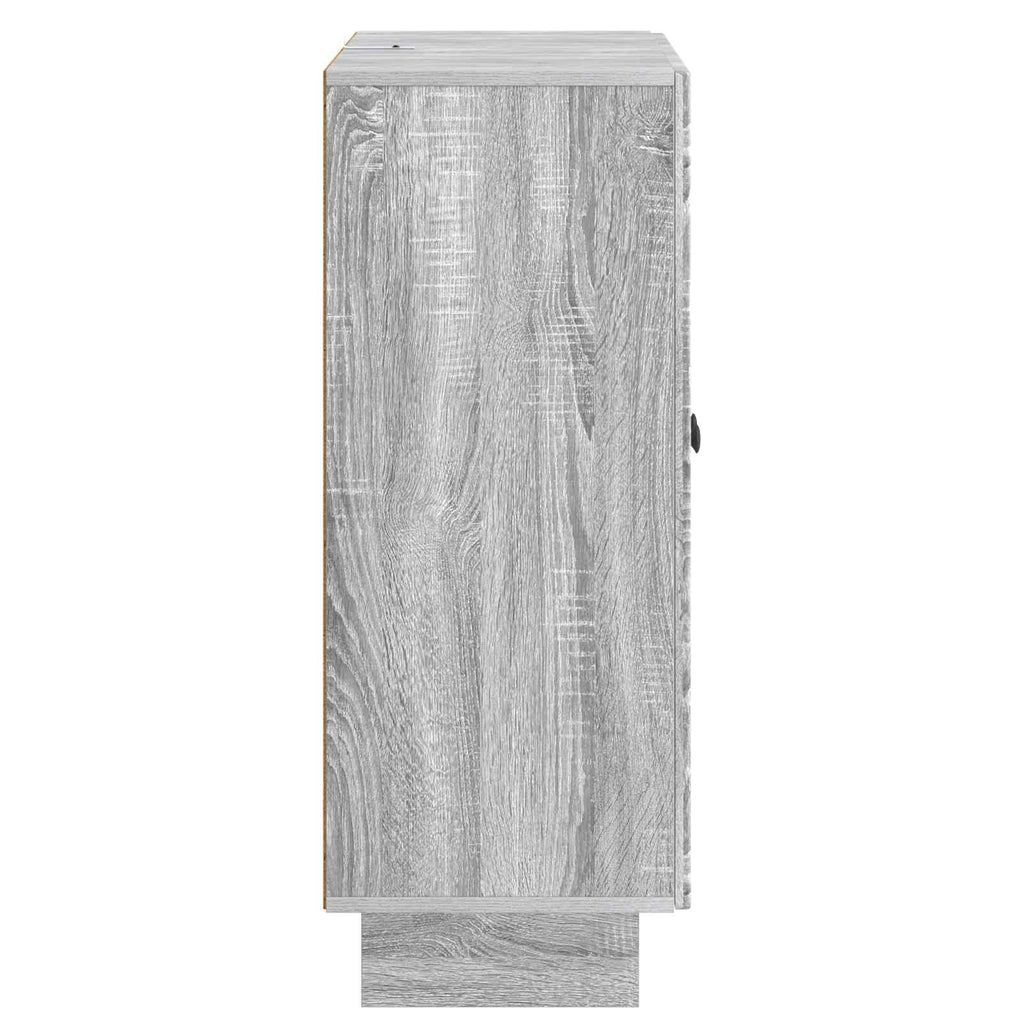 vidaXL Bufet Szary Sonoma 66 x 34,5 x 90 cm Drewno inżynieryjne