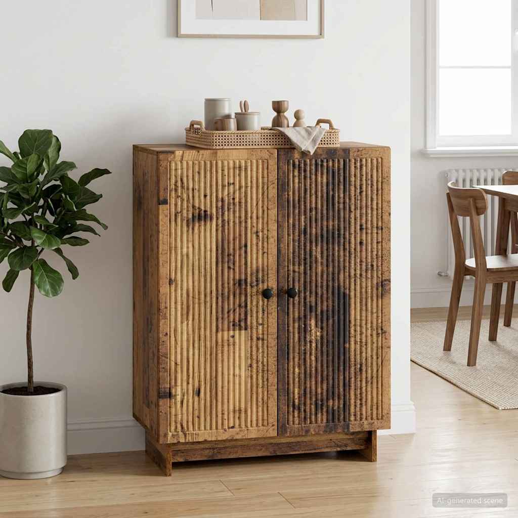 vidaXL Bufet Stare drewno 66 x 34,5 x 90 cm Drewno inżynieryjne