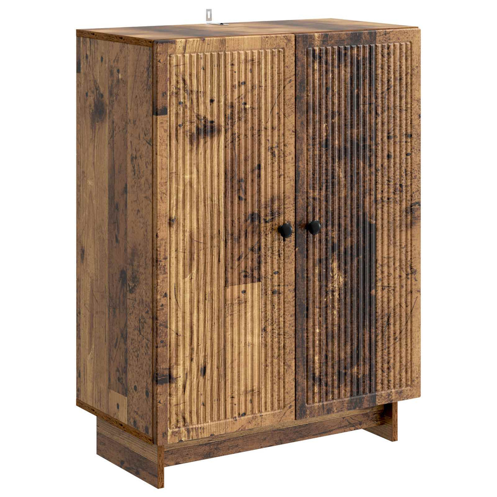 vidaXL Bufet Stare drewno 66 x 34,5 x 90 cm Drewno inżynieryjne