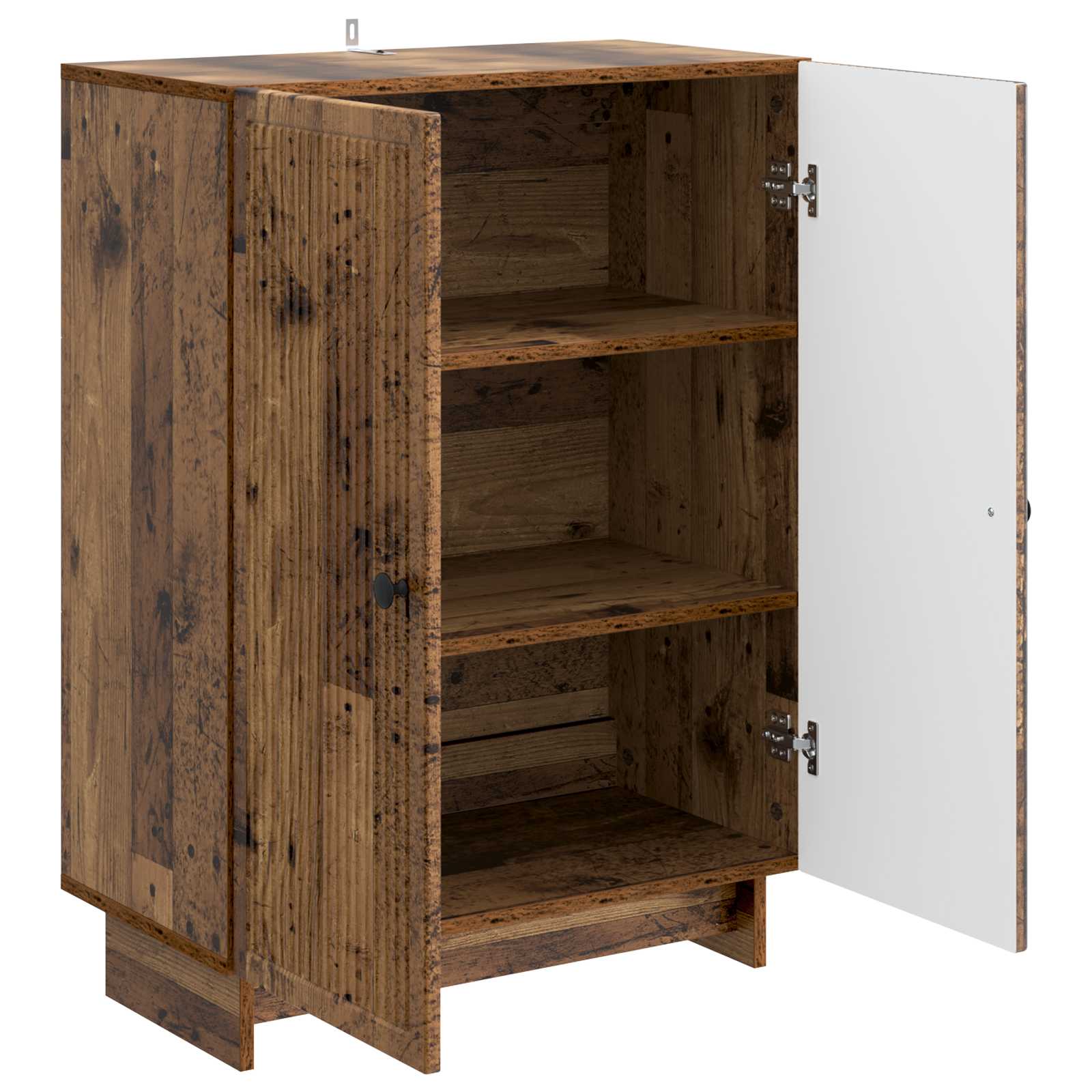 vidaXL Bufet Stare drewno 66 x 34,5 x 90 cm Drewno inżynieryjne