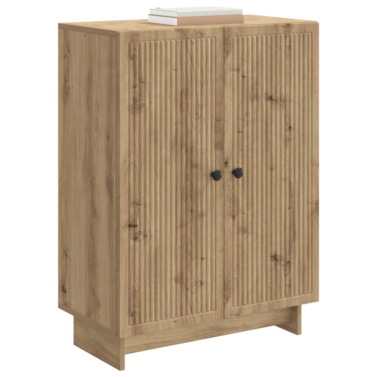 vidaXL Bufet Dąb artisan 66 x 34,5 x 90 cm Drewno inżynieryjne