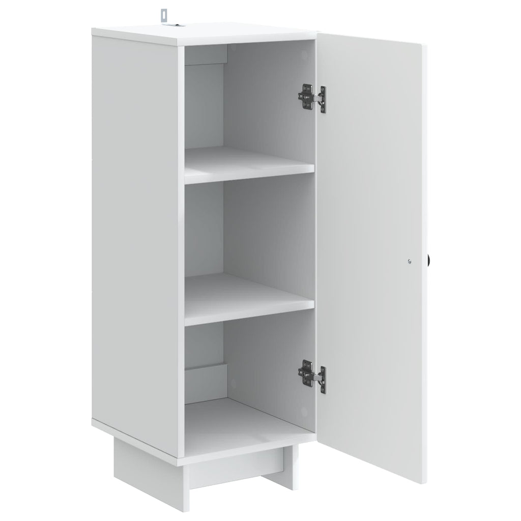 vidaXL Bufet Biały 33 x 34,5 x 90 cm Drewno inżynieryjne