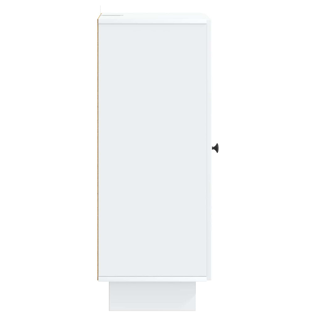 vidaXL Bufet Biały 33 x 34,5 x 90 cm Drewno inżynieryjne