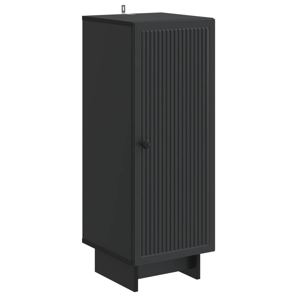 vidaXL Bufet Czarny 33 x 34,5 x 90 cm Drewno inżynieryjne