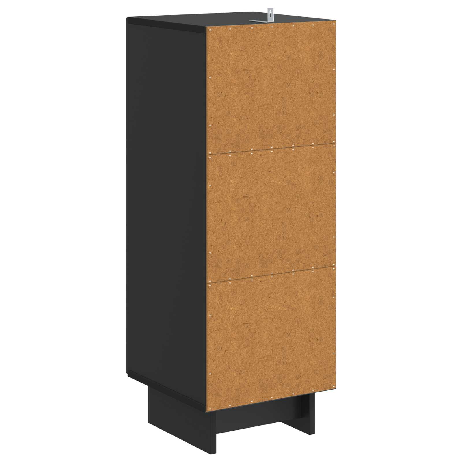 vidaXL Bufet Czarny 33 x 34,5 x 90 cm Drewno inżynieryjne