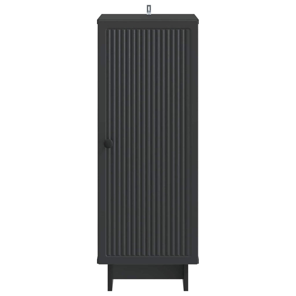 vidaXL Bufet Czarny 33 x 34,5 x 90 cm Drewno inżynieryjne