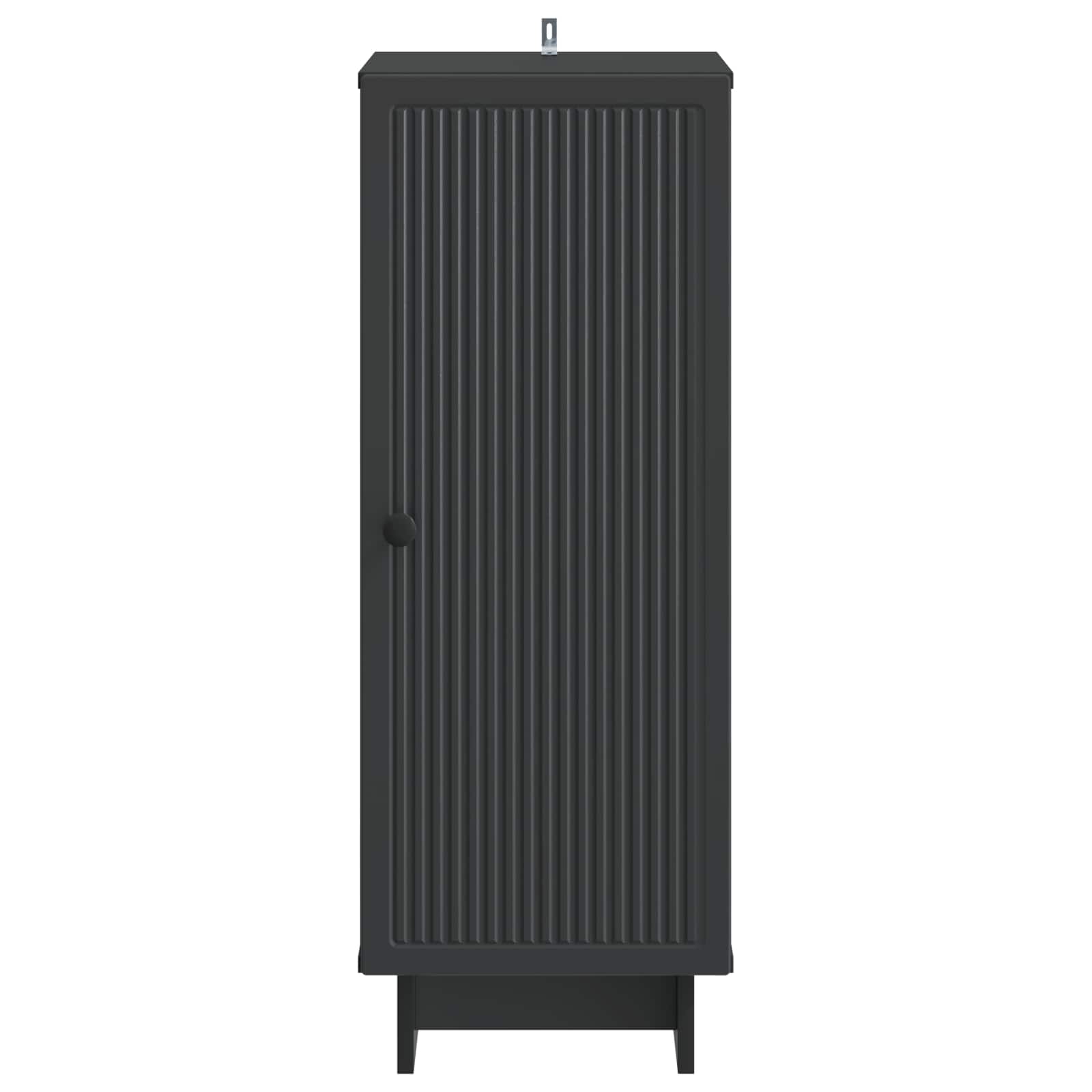 vidaXL Bufet Czarny 33 x 34,5 x 90 cm Drewno inżynieryjne