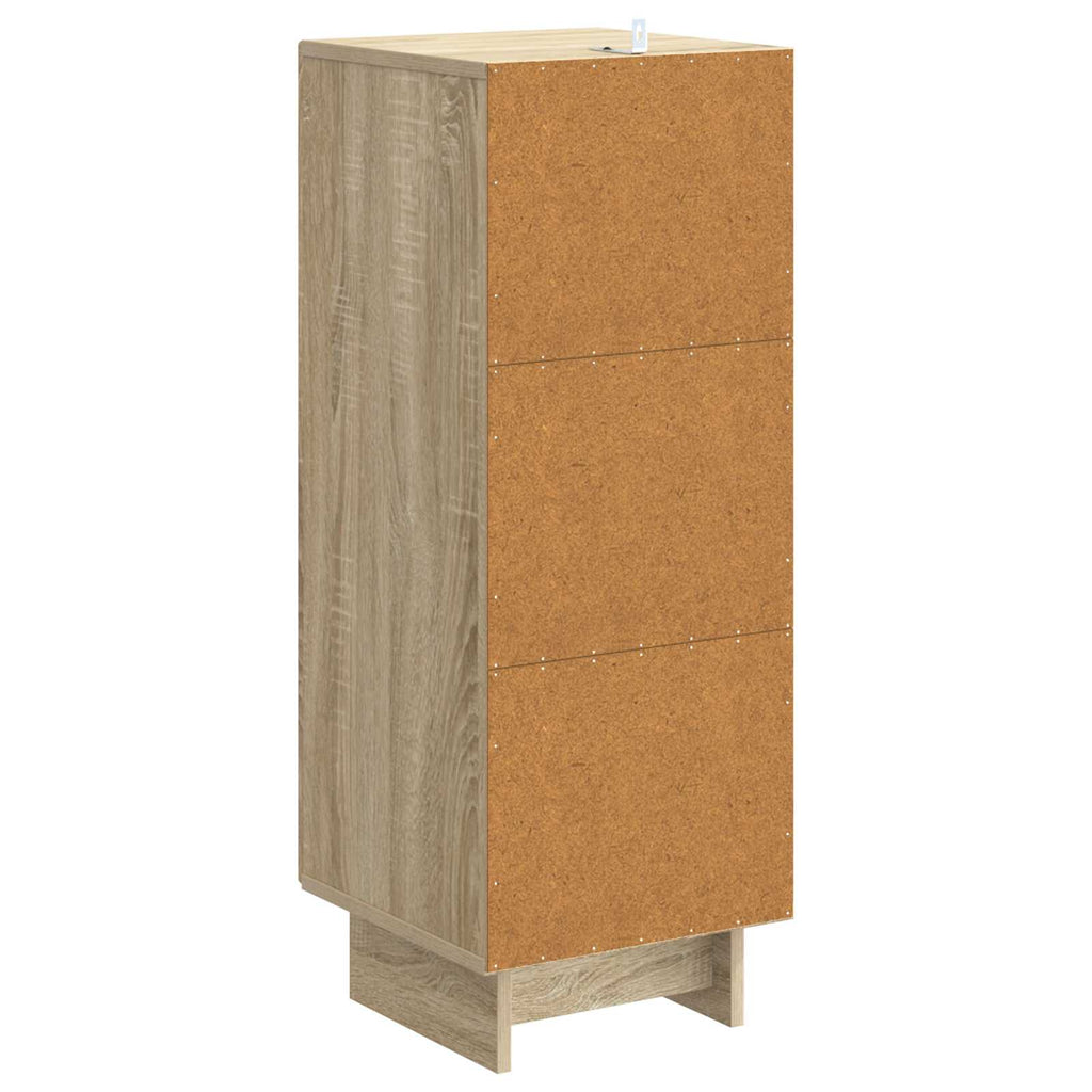vidaXL Bufet dąb Sonoma 33 x 34,5 x 90 cm Drewno inżynieryjne